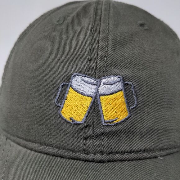 Carbon Elements Men's Slideback Hat Brown Size O/S Embroidered Beer Logo - Picture 4 of 12